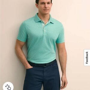 Brooks Brothers Turquoise Short-Sleeve Polo